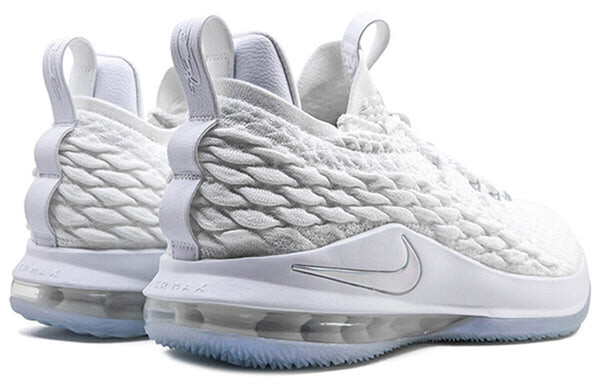 Кроссовки lebron 15 низкие Nike, белый — фото 4