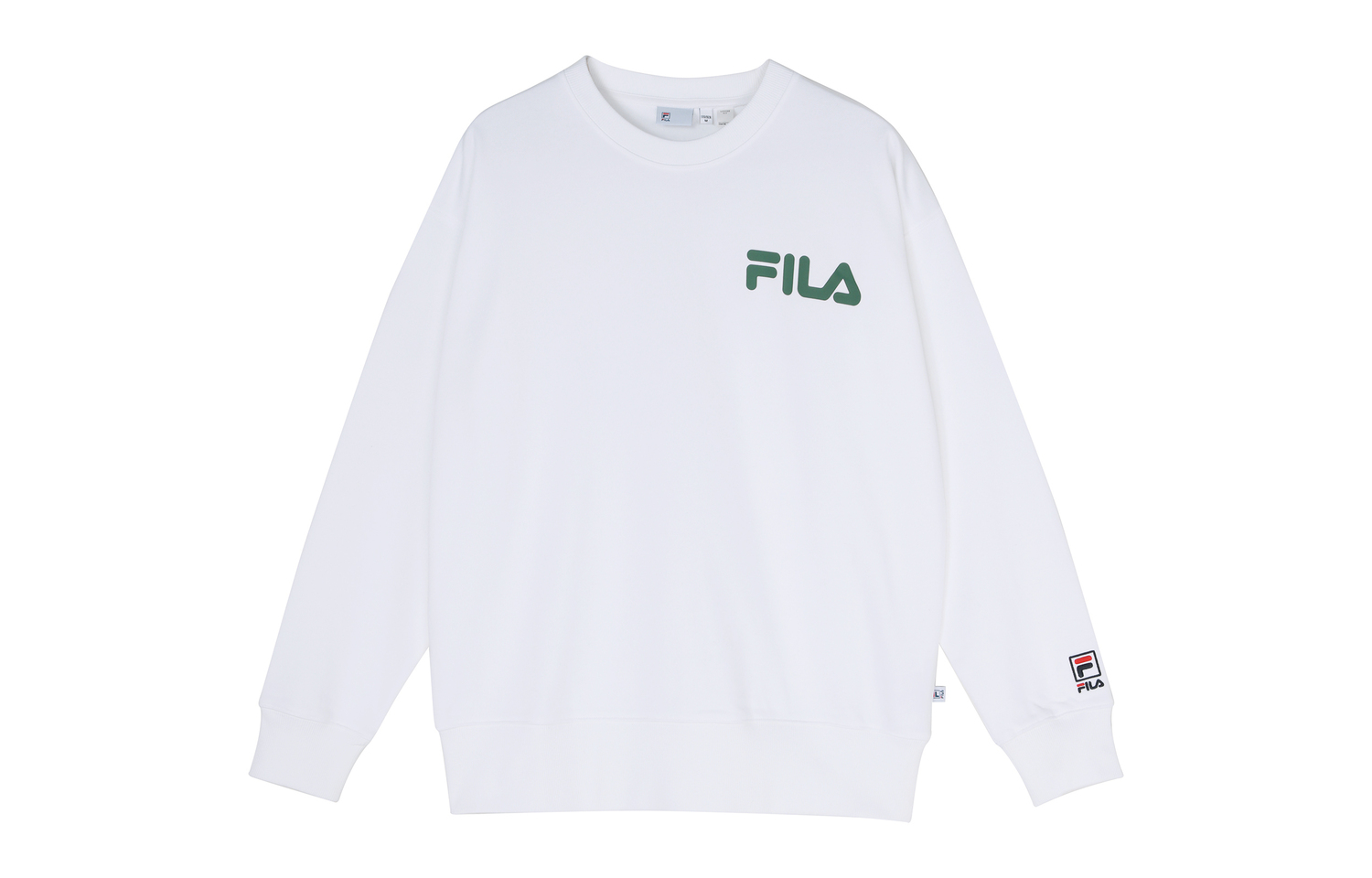 

FILA FUSION Свитшот унисекс белый