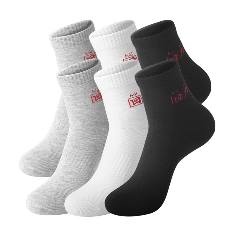 

Носки Warrior Mid Calf унисекс 6 пар (2 белых, 2 черных, 2 серых)