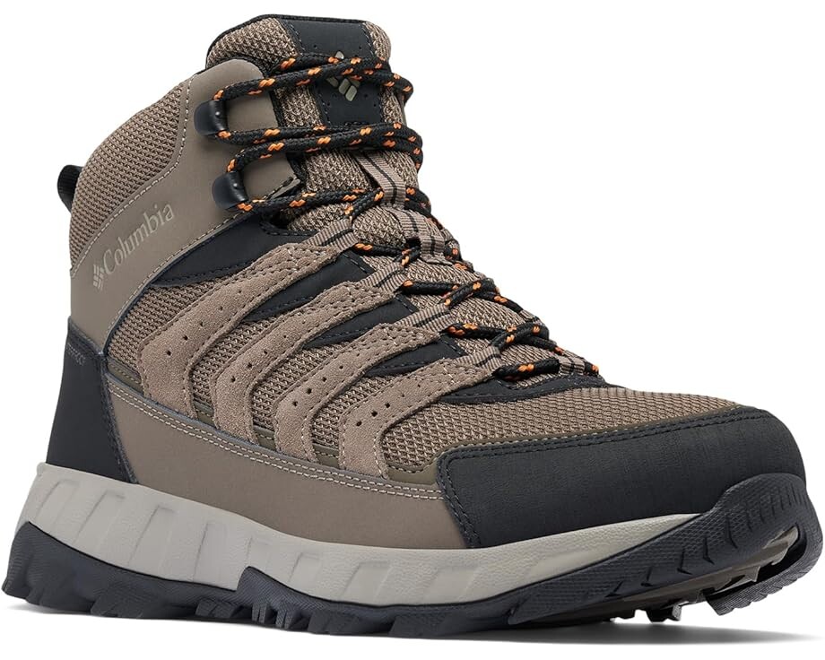 

Походная обувь Columbia Strata Trail Mid Waterproof, цвет Mud/Desert Sun