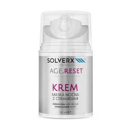 

Ночная крем-маска Age Reset с керамидами 50мл SOLVERX Assorted