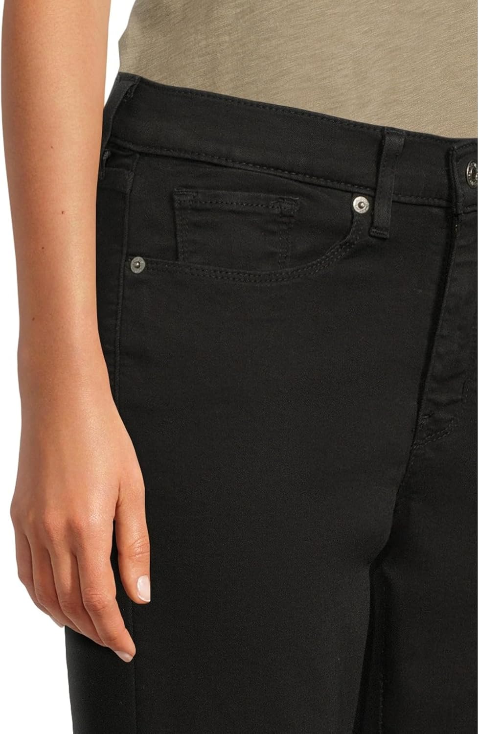 Женские классические прямые джинсы Levi's (также доступны в размере Plus), Soft Black — фото 4
