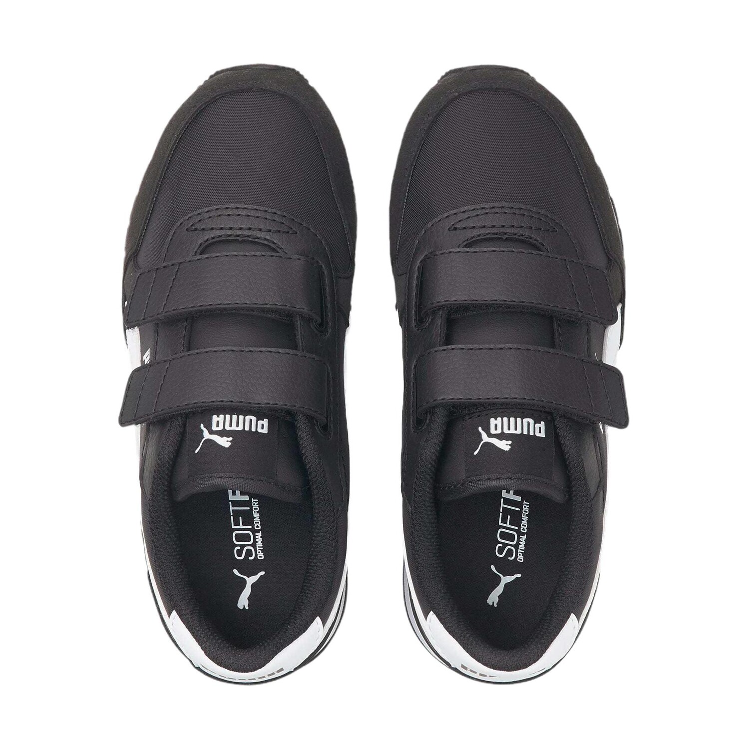 Кроссовки Puma ST Runner V3 Infant 'Black White', черный — фото 3