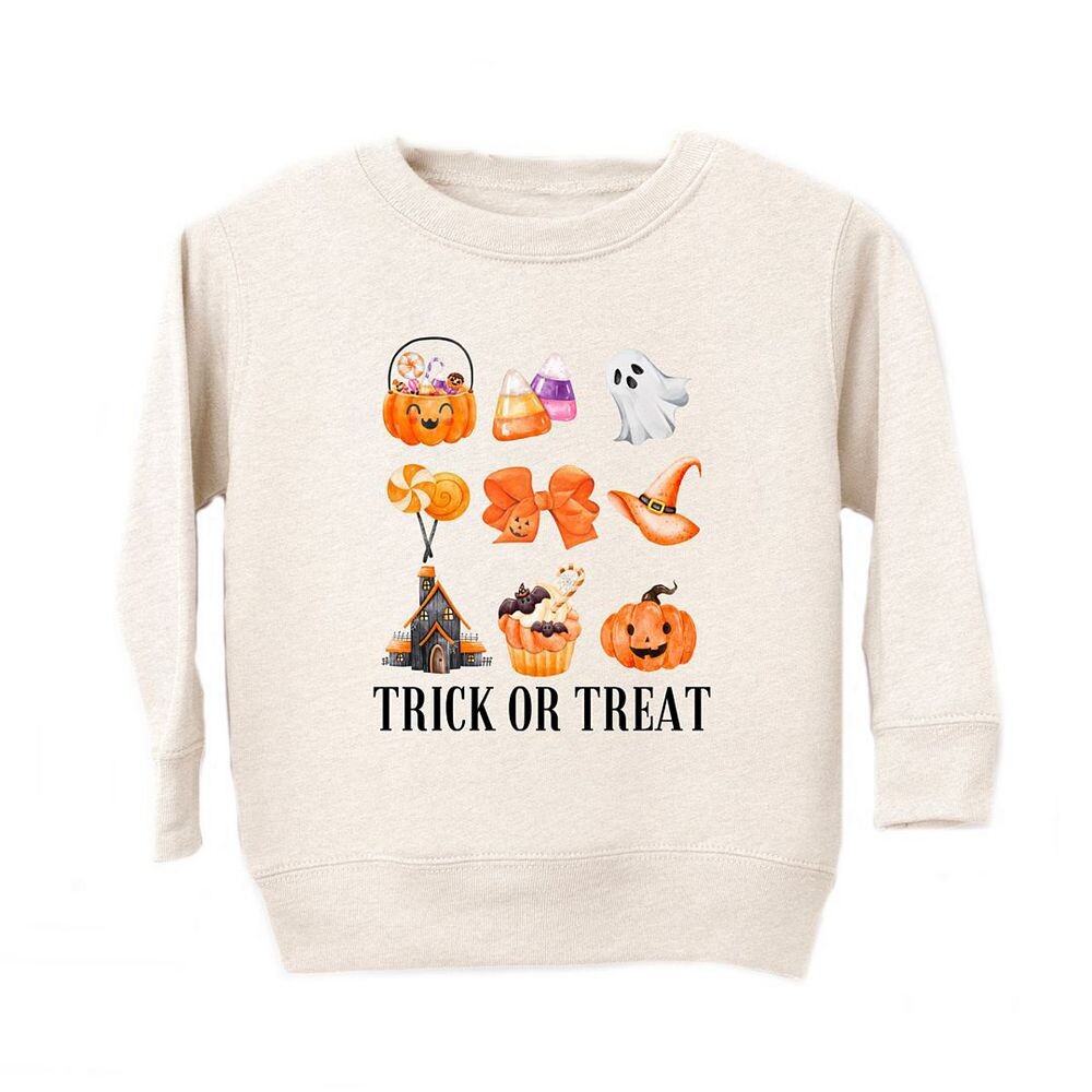 

Толстовка с рисунком для малышей Trick Or Treat Chart The Juniper Shop, цвет Natural