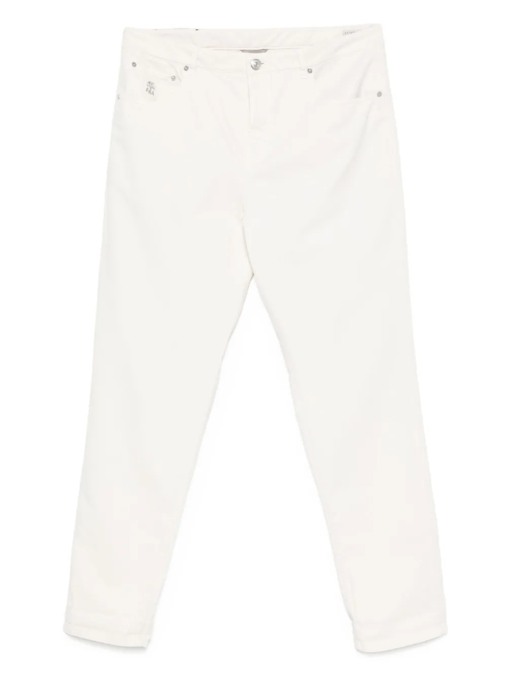 

Прямые брюки Brunello Cucinelli, белый