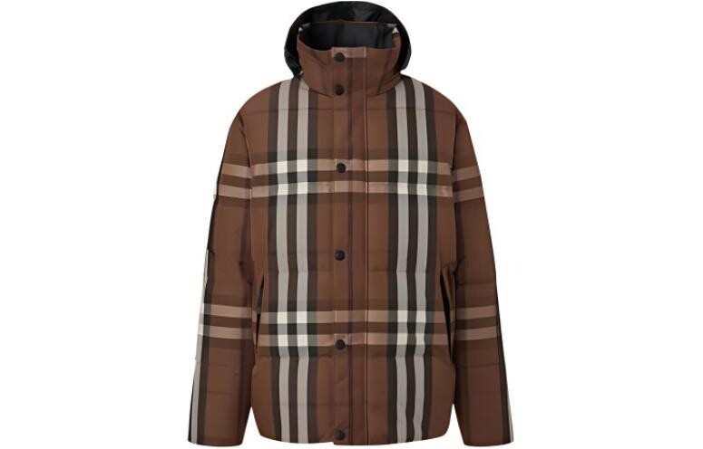 

Мужской пуховик Burberry, коричневый