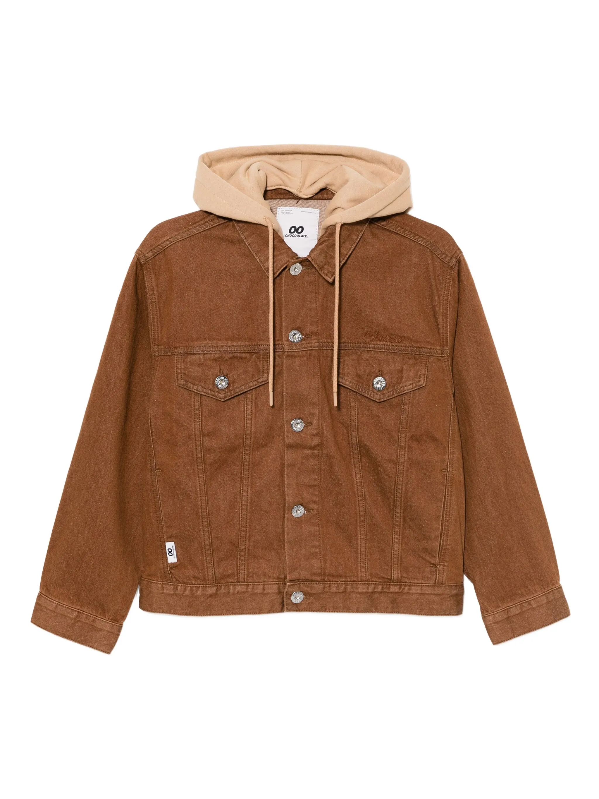 

Джинсовая куртка с нашивкой-логотипом Chocoolate, коричневый