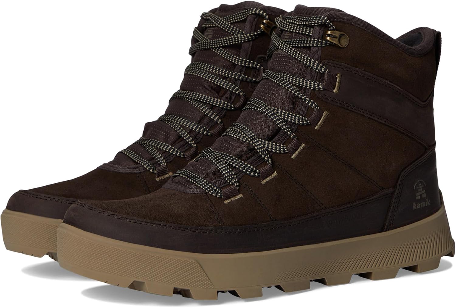 

Зимние мужские ботинки Kamik Atwater, темно-коричневый