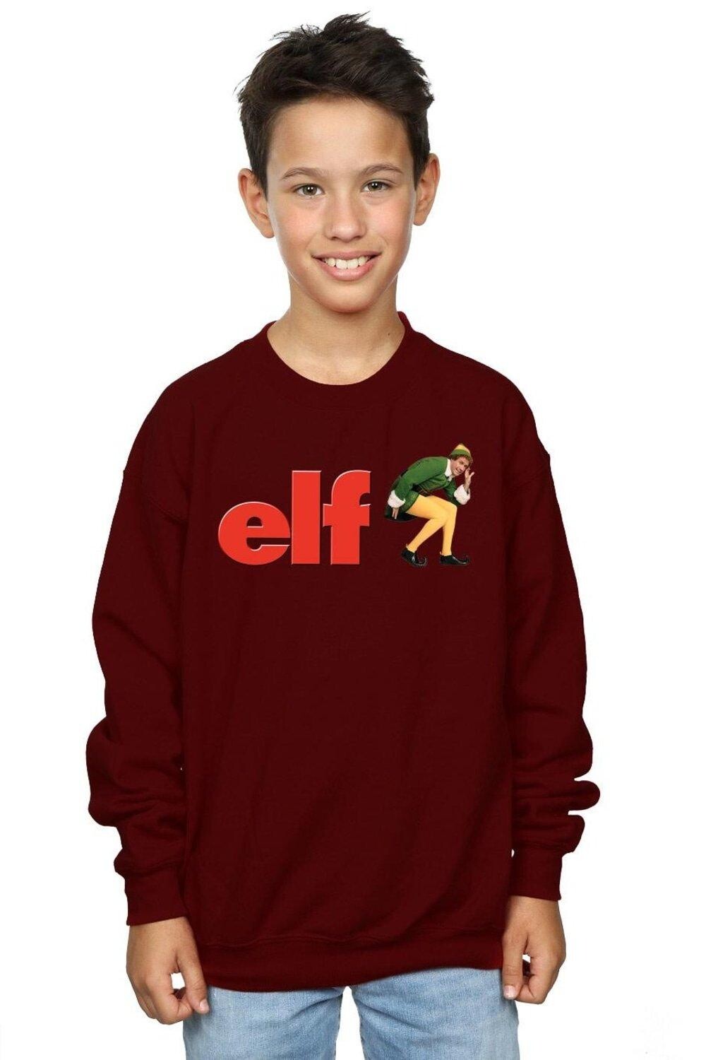 

Толстовка с логотипом Elf, красный