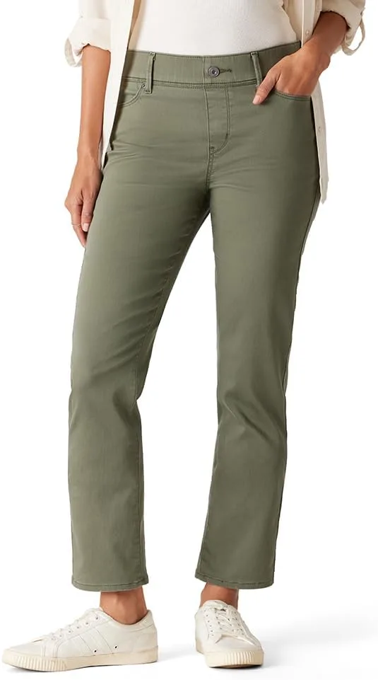 

Levi Strauss Signature Gold women's джинсы Totally Shaping Ultimate Ankle Straight Mid-Rise Stretch