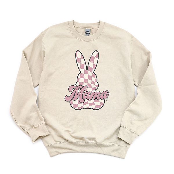 

Свитшот Checkered bunny mama Simply Sage Market, Dust