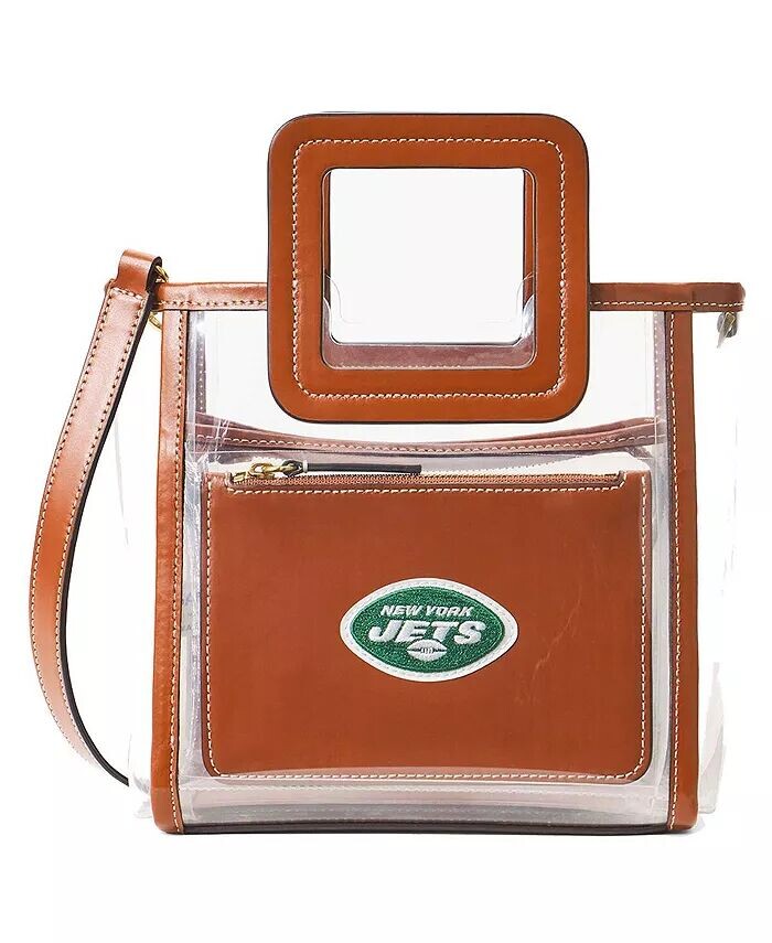 

Женская прозрачная мини-сумка Shirley New York Jets Staud
