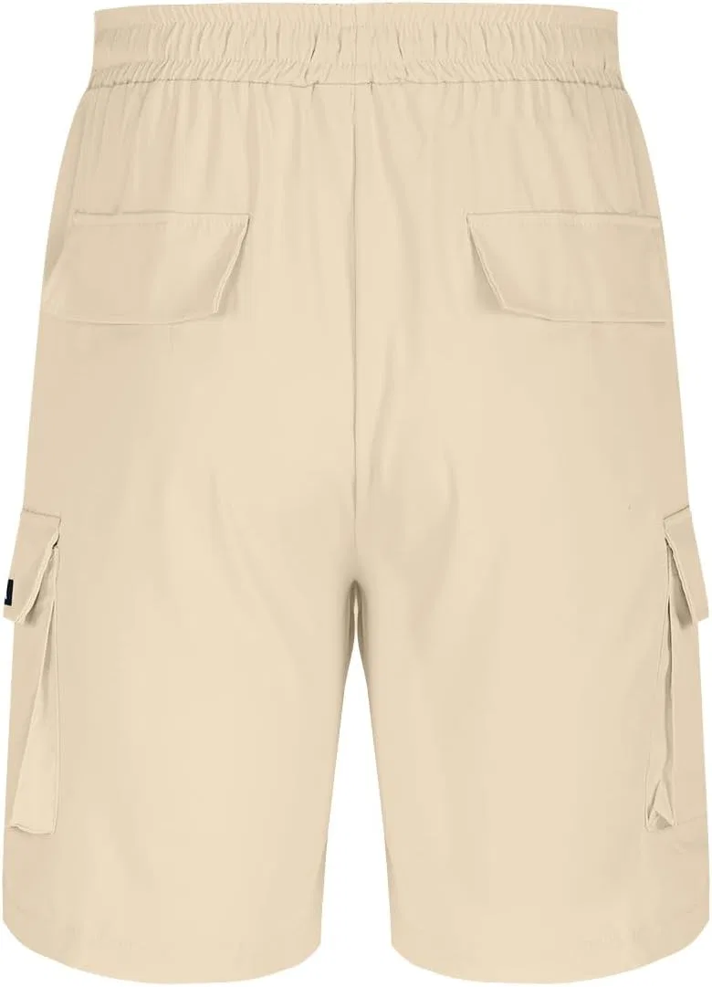 Шорты карго мужские, Polyester, Beige — фото 3
