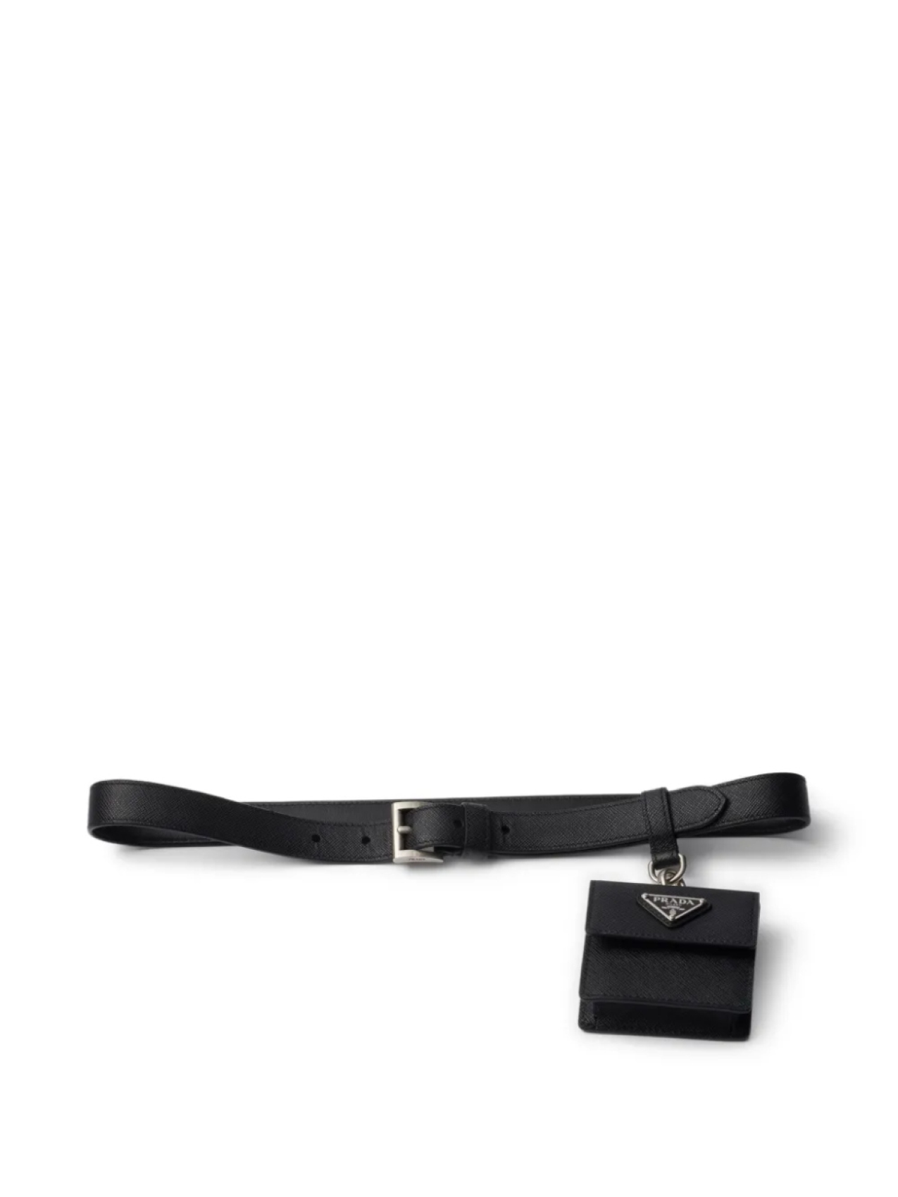 

Prada ремень из сафьяновой кожи, черный