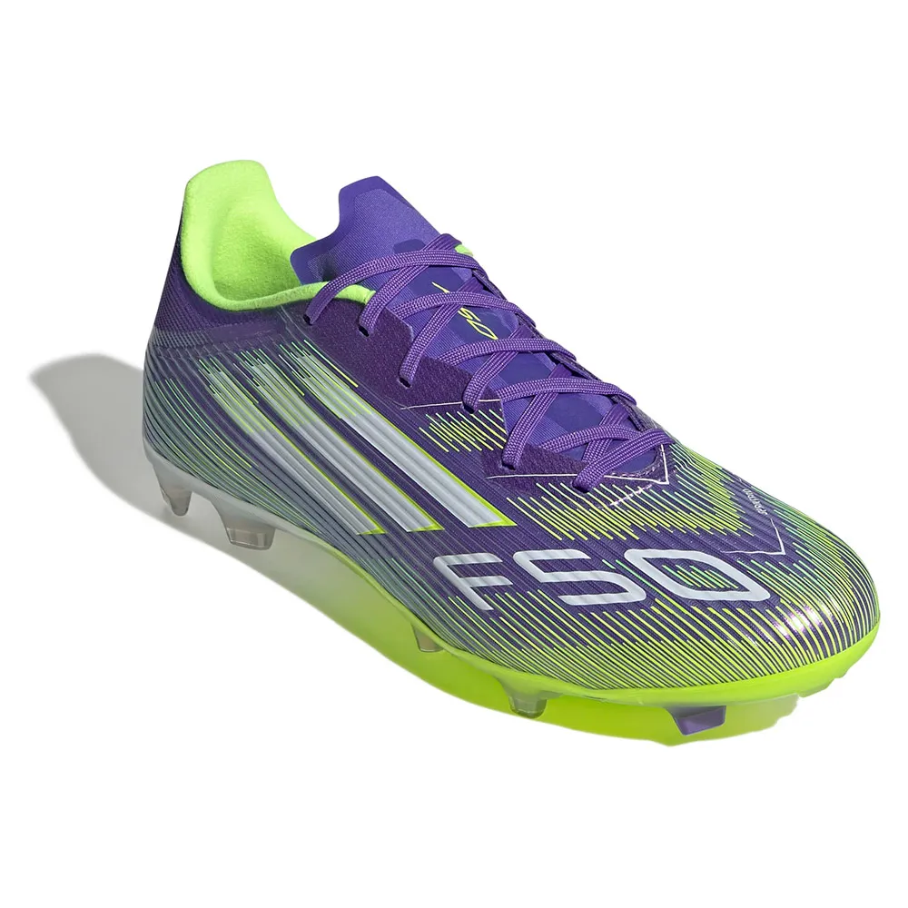 Футбольные бутсы adidas F50 League FG/MG, фиолетовый — фото 4