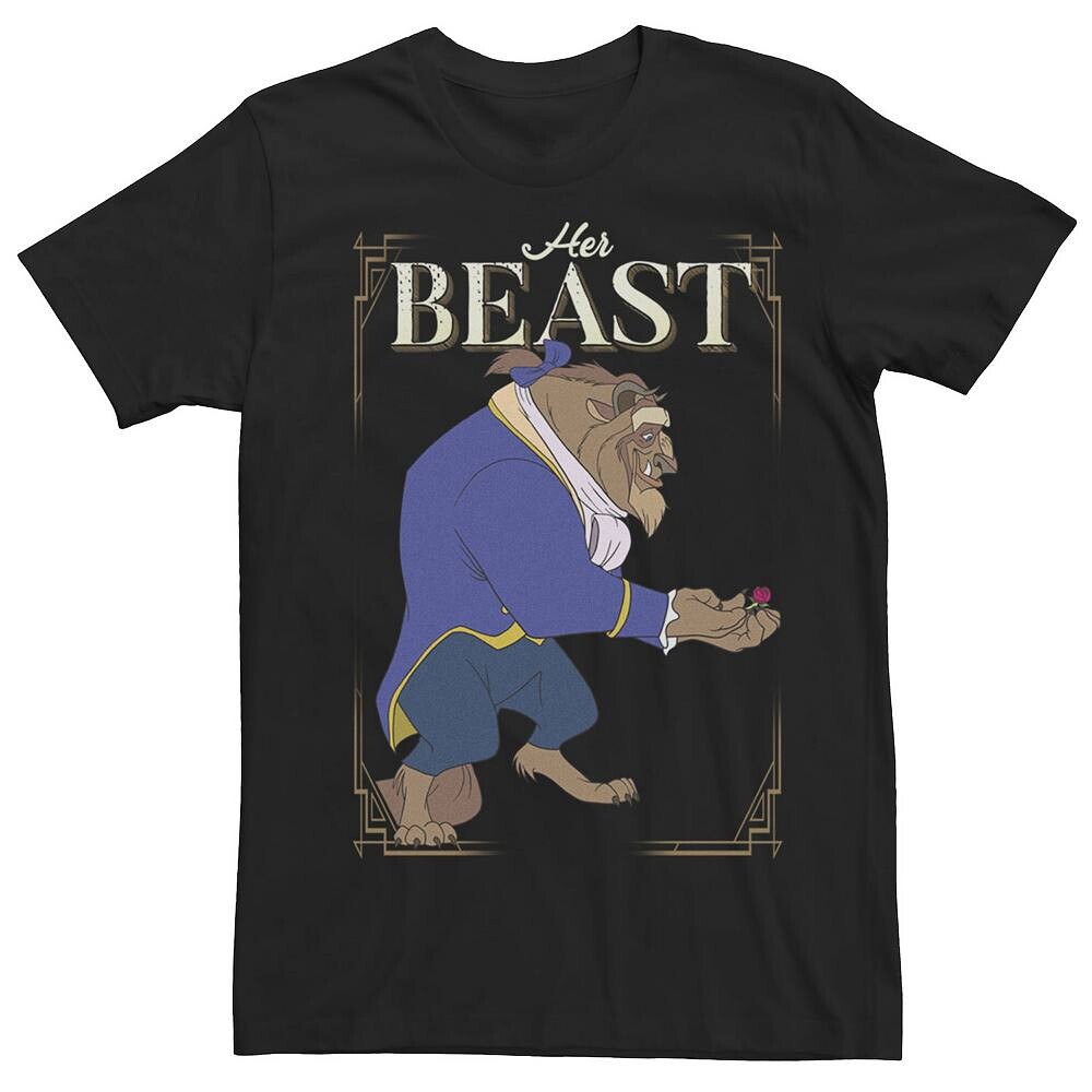 

Мужская футболка Her Beast Disney's Beauty and the Beast, черный