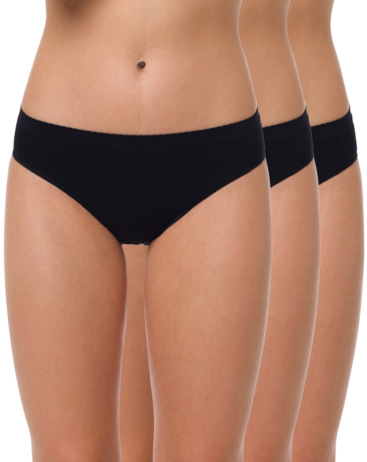 

Трусы Yenita Hüft 3er Set, Seamless, Mikrofaser, черный