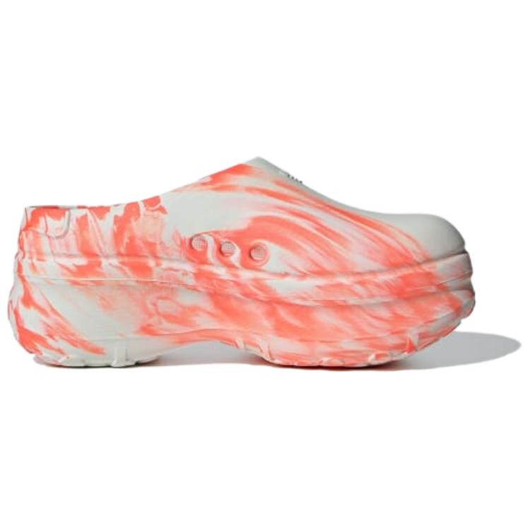 Женские сабо Adidas Adifom Stan Smith Mule цвета Слоновой кости Solar Red Adidas Originals, розовый/белый — фото 2