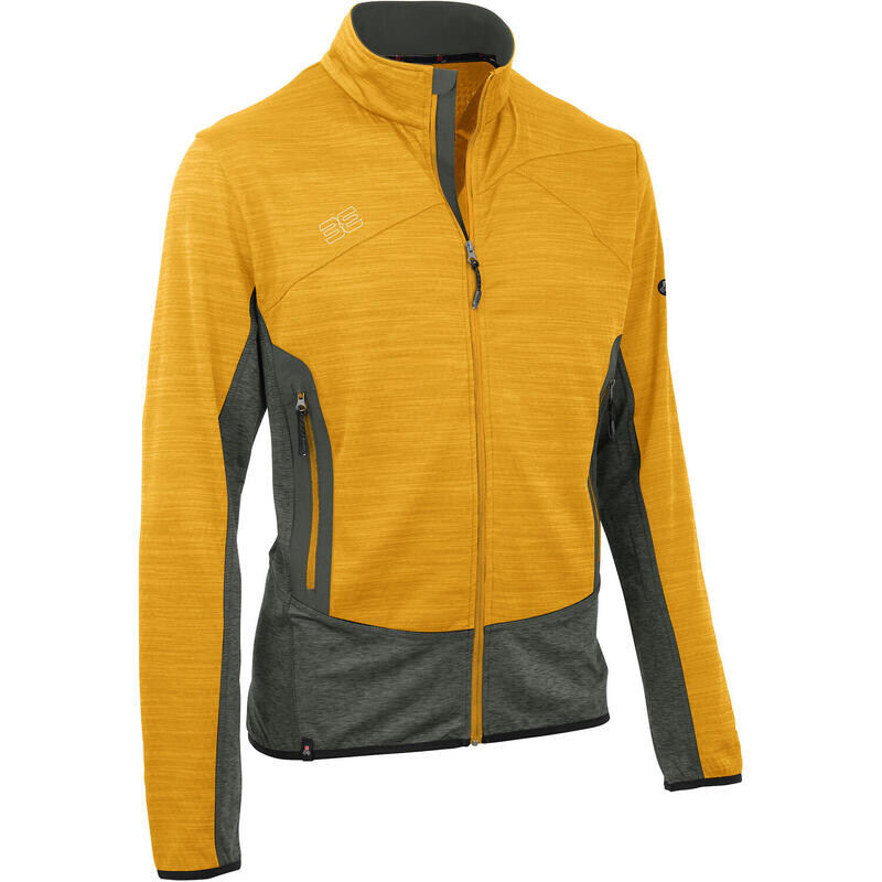 

Куртка флисовая Maul Sport, цвет gold/schiefergrau