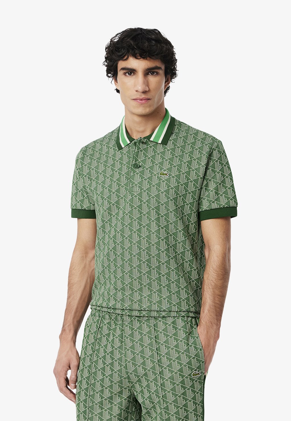 

Поло Lacoste, зеленый