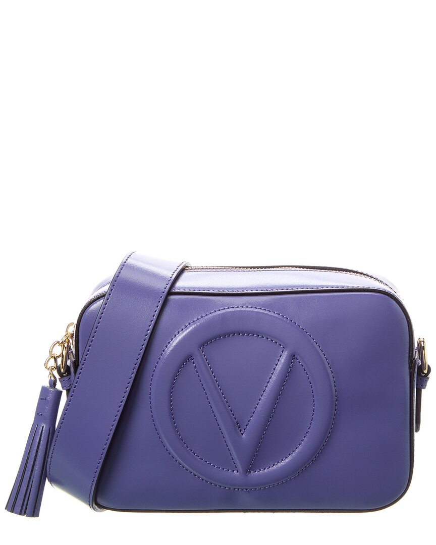 

Валентино от Марио Валентино Бэбетт вышитая кожаная сумка через плечо Valentino by Mario Valentino, синий