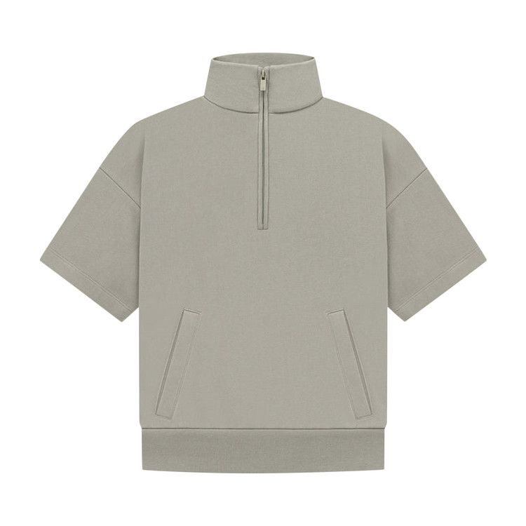 

Толстовка Fear of God Essentials Kids Half Zip French Terry Mockneck, Seal