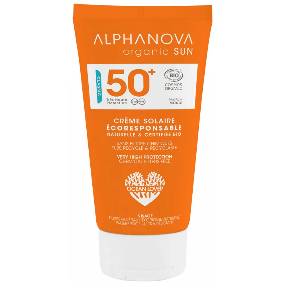 

Солнцезащитный крем Sun Crema Solar Ecológica Spf50+ Alphanova, 50 гр