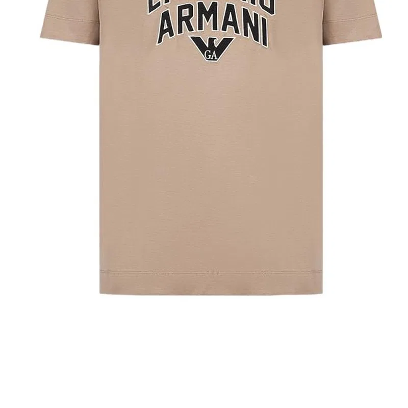 Футболка SS23 мужская Brown EMPORIO ARMANI — фото 4