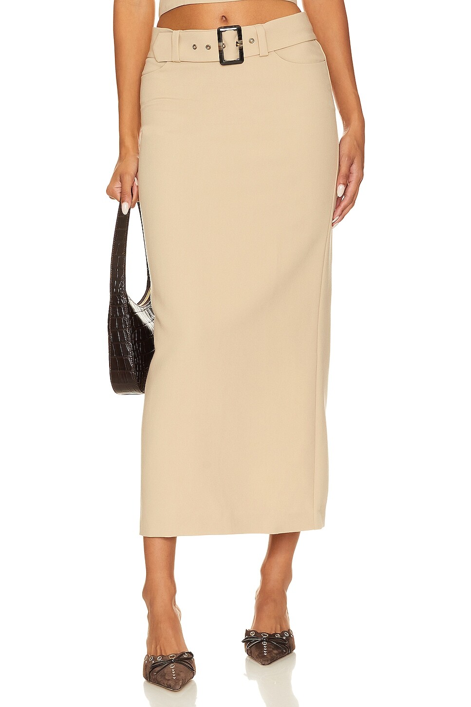 

Юбка макси Song of Style Perdita, цвет Latte Beige