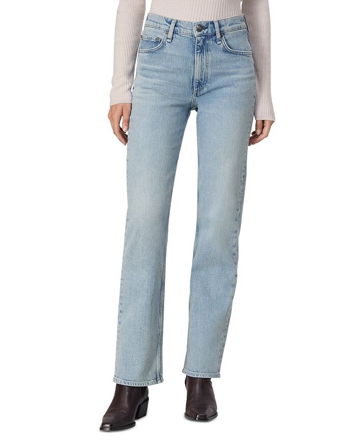 

Прямые джинсы Harlow с высокой посадкой rag &bone в цвете Bloomfield rag & bone, синий
