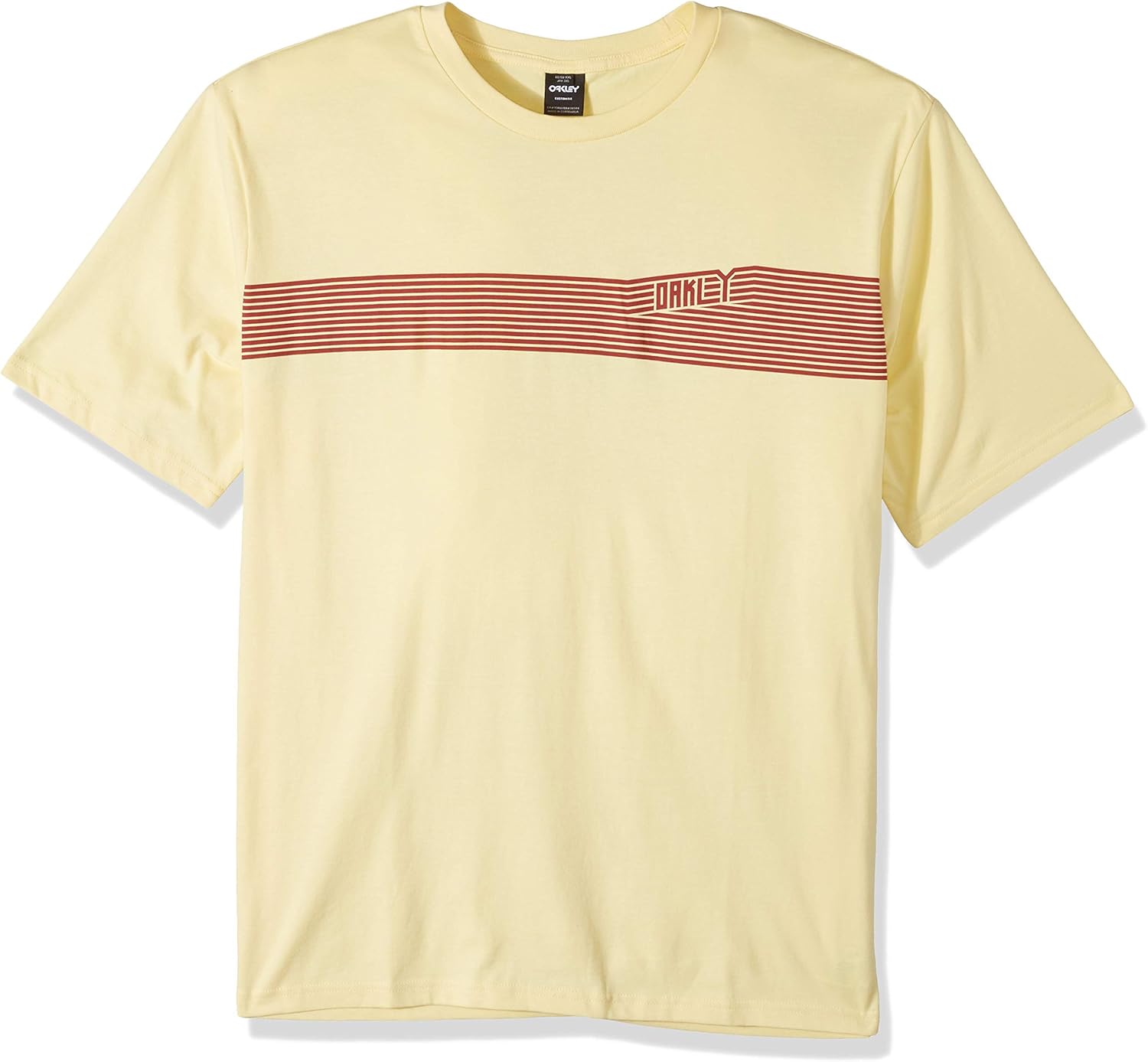 

Мужская футболка Oakley 249 FUTURE STRIPE TEE 457530, желтый