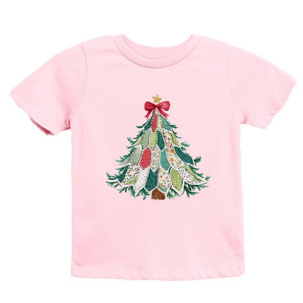 

Футболка с принтом Christmas tree stitched The Juniper Shop, Pink