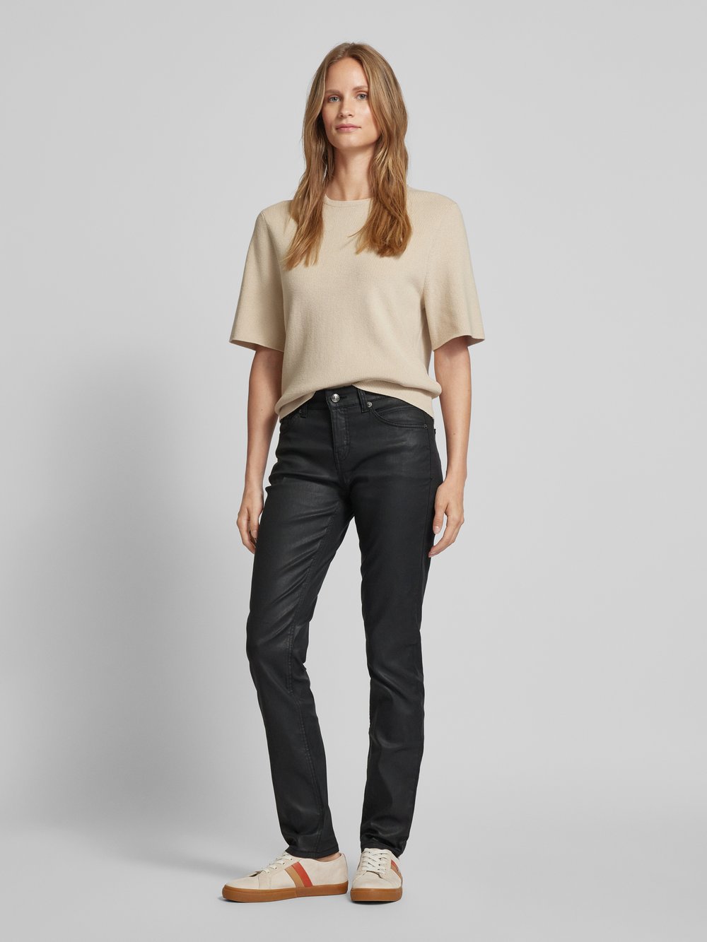 

Джинсы Slim fit с задними карманами MAC, черный