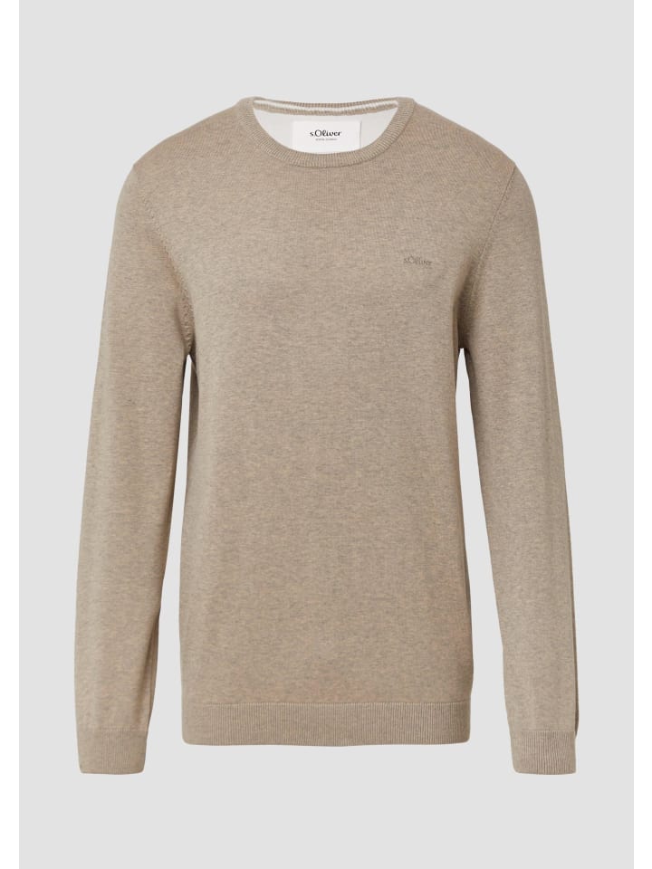 

Вязаный свитер цвета 80W1_светло-бежевый s.Oliver