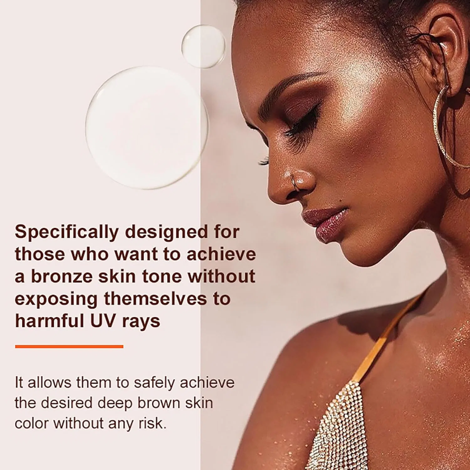 Масло для загара Dark Brown Bronze Body Tanning Oil, 50 мл Generic — фото 2