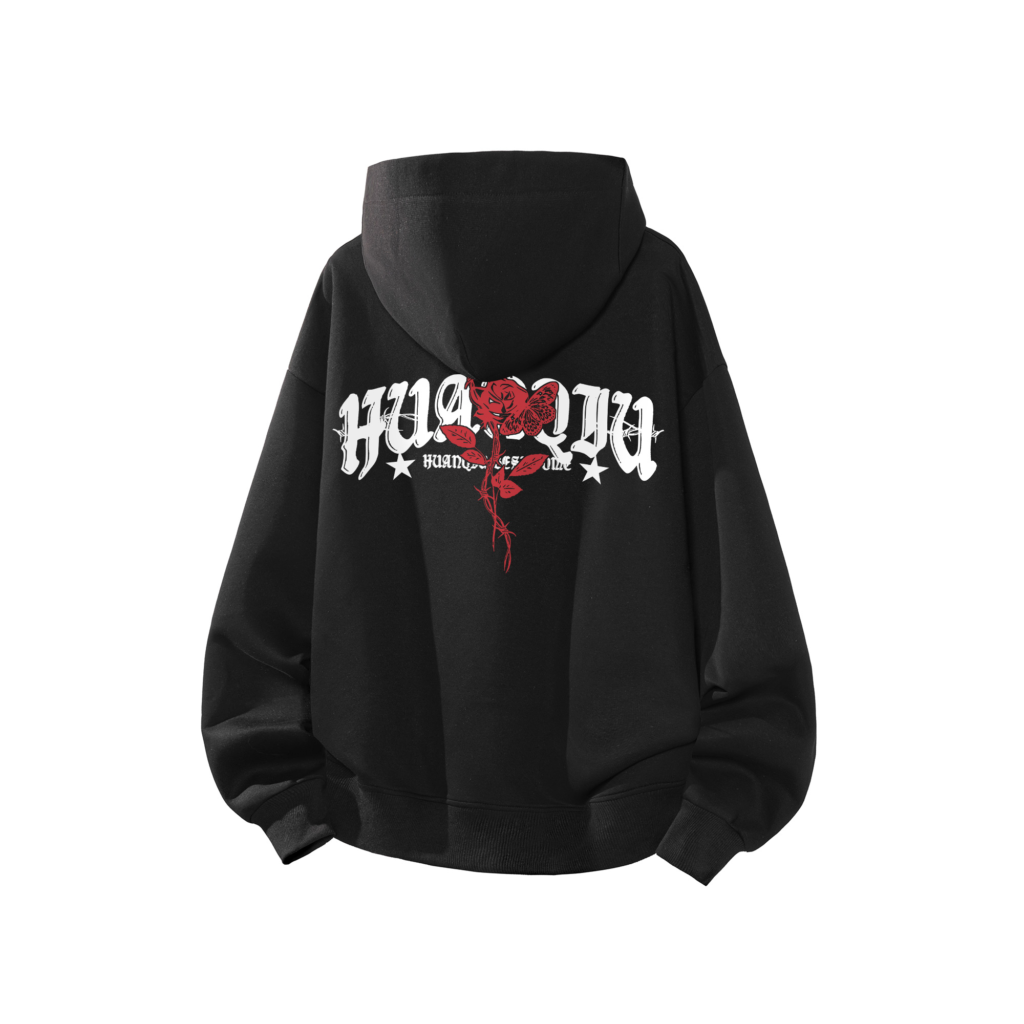 

Толстовка Unisex Hooded Moderate Heavyweight HUANQIU, черный