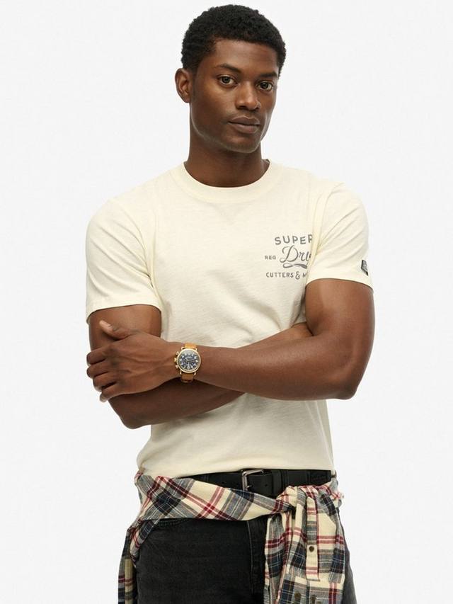 

Футболка из хлопка с графическим принтом Superdry