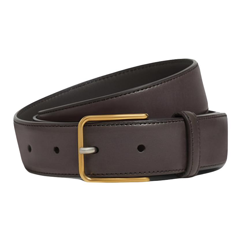 

Ermenegildo Zegna Ремень мужской Zegna из коровьей кожи темно-коричневый