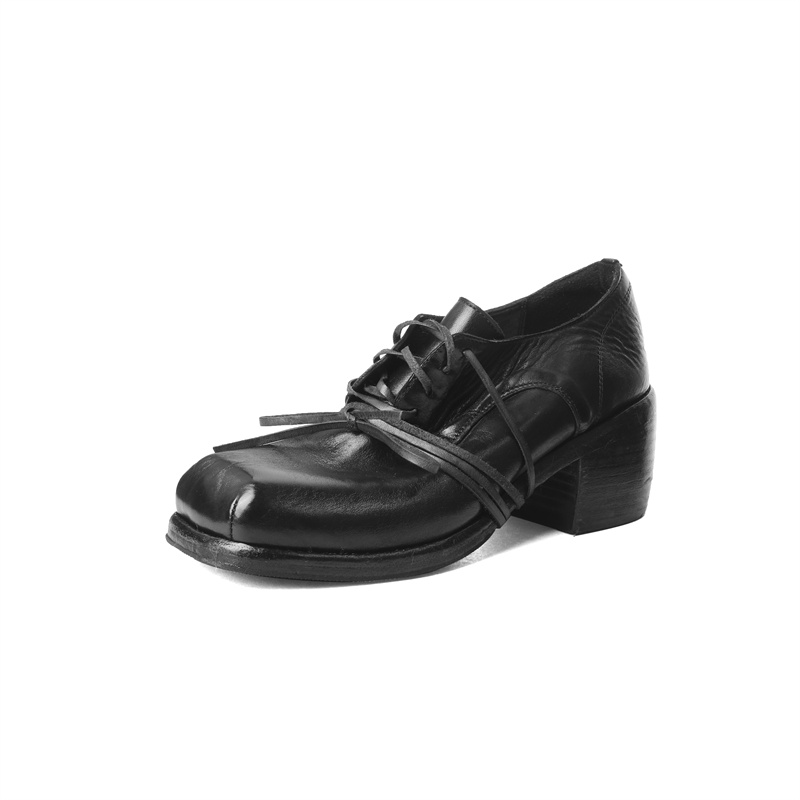 Повседневные туфли 6 см женские AIQINISHA, Black
