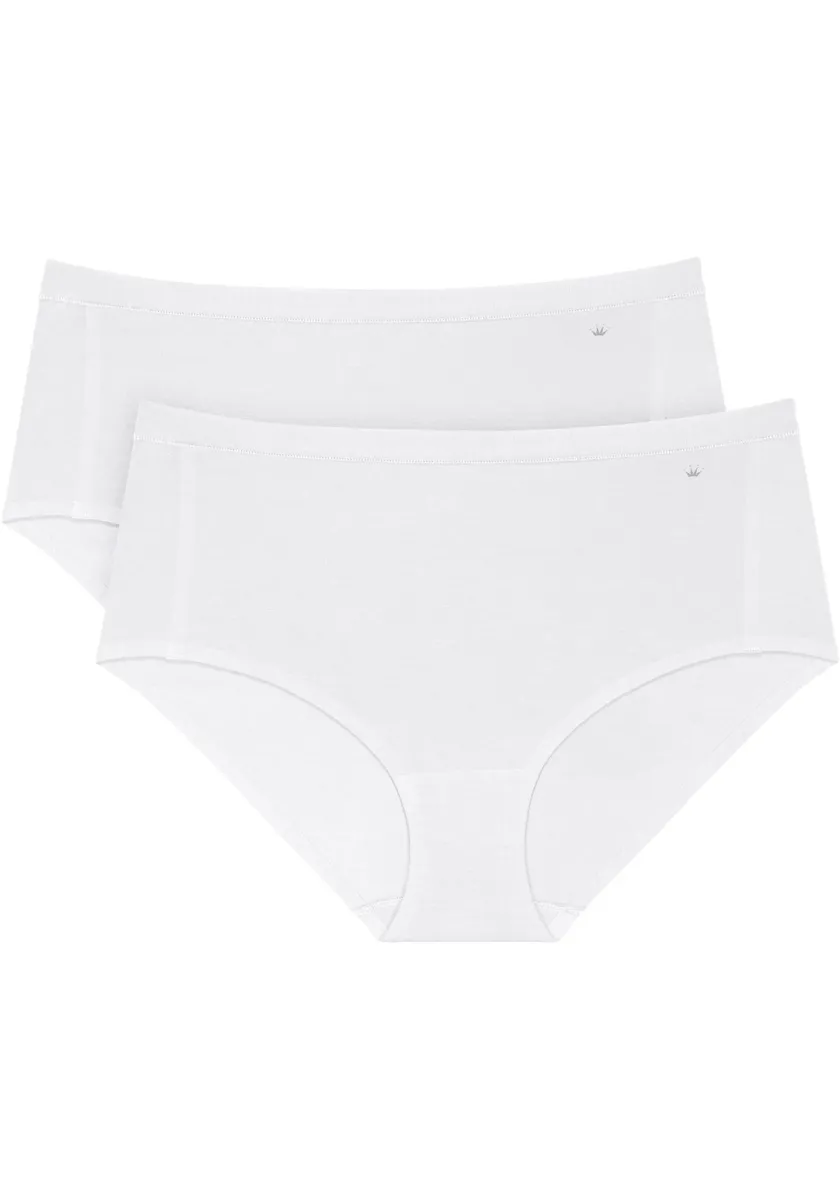 

Triumph Maxislip "Smart Natural Maxi EX 2P" (2 шт.), трусики простые и мягкие, трусики, белый