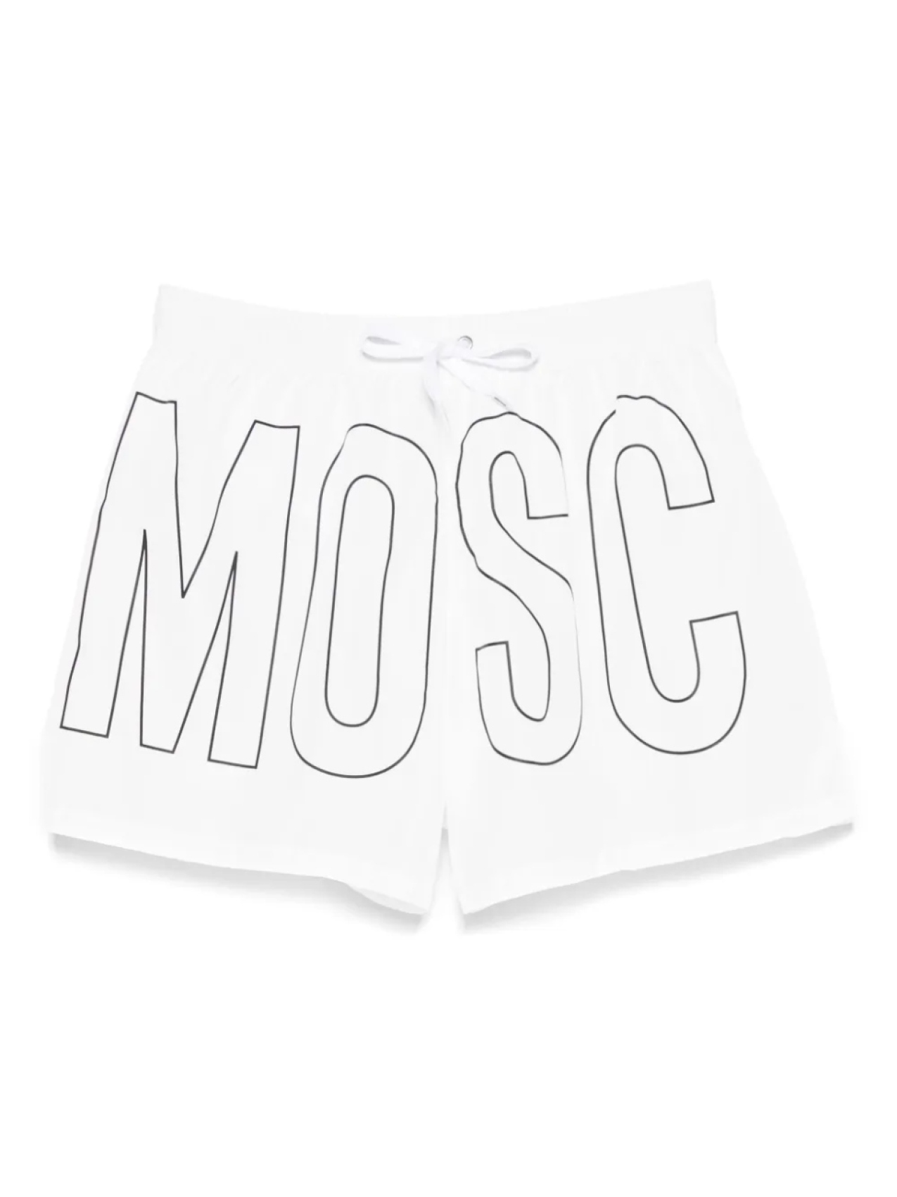 

Moschino плавки-шорты с логотипом, белый