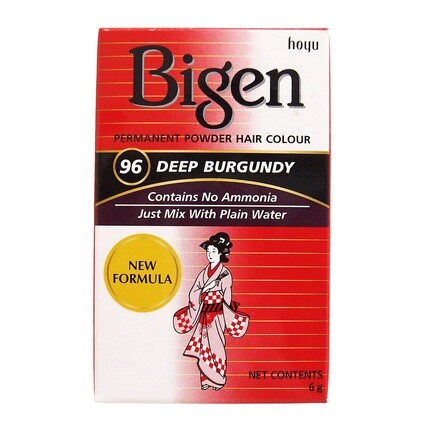 

Перманентная пудра-краска для волос Bigen Dye 96 Deep Burgundy, Bigben