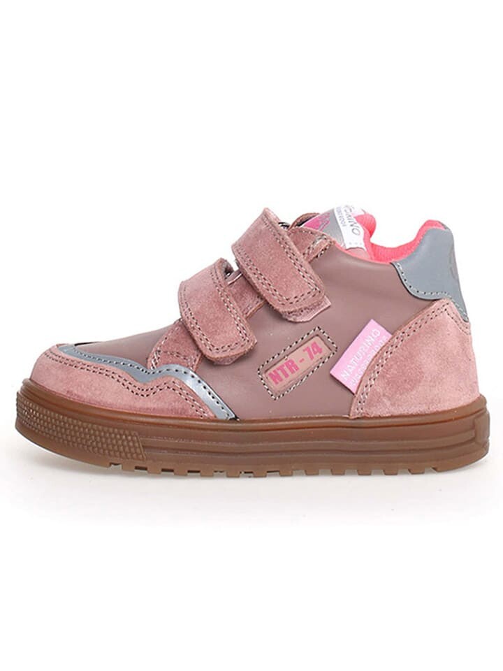 

Высокие кроссовки Naturino Leder Ariton, цвет rosa/grau