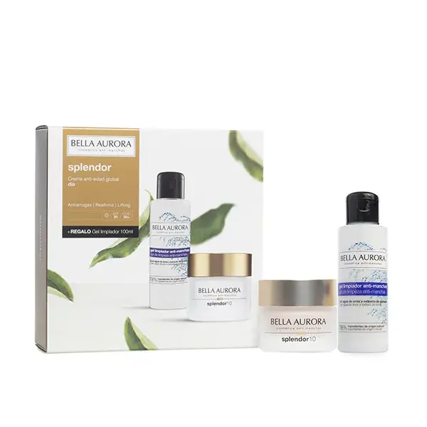 

Антивозрастной дневной крем и очищающий гель Pack Splendor Dia + Gel Bella Aurora, 1 UD
