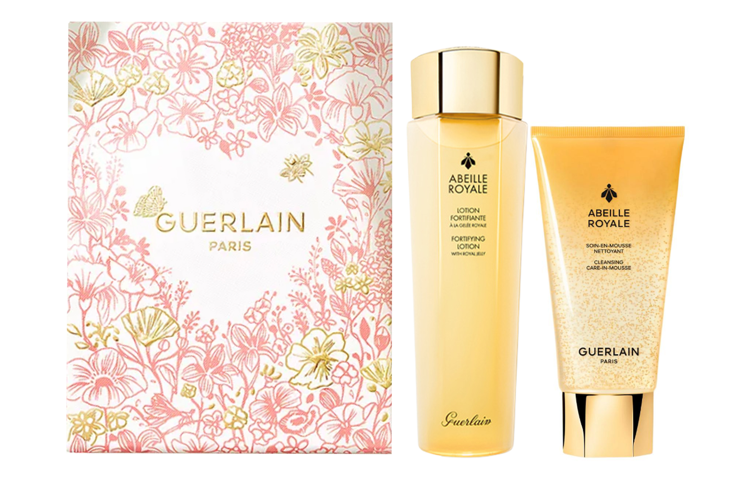 

JIAOLAN Abeille Royale пенящееся очищающее средство эссенция подарочный набор уход за кожей увлажняет и питает 150мл+175мл GUERLAIN