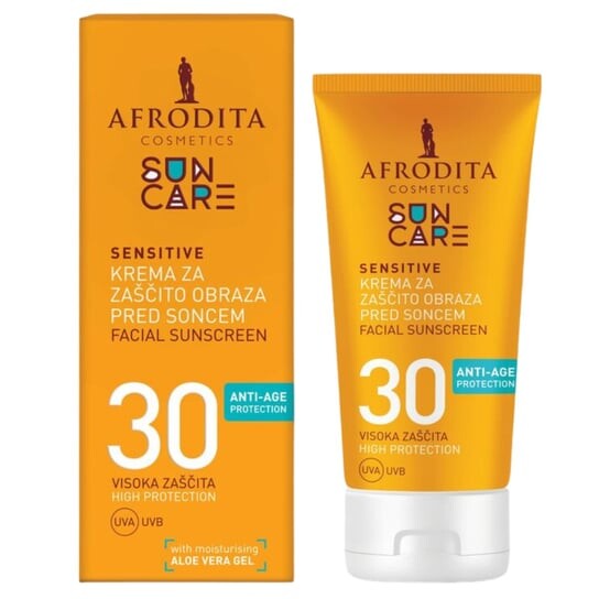 

Солнцезащитный крем для лица, 50 мл Afrodita Sun Care Sensitive SPF30