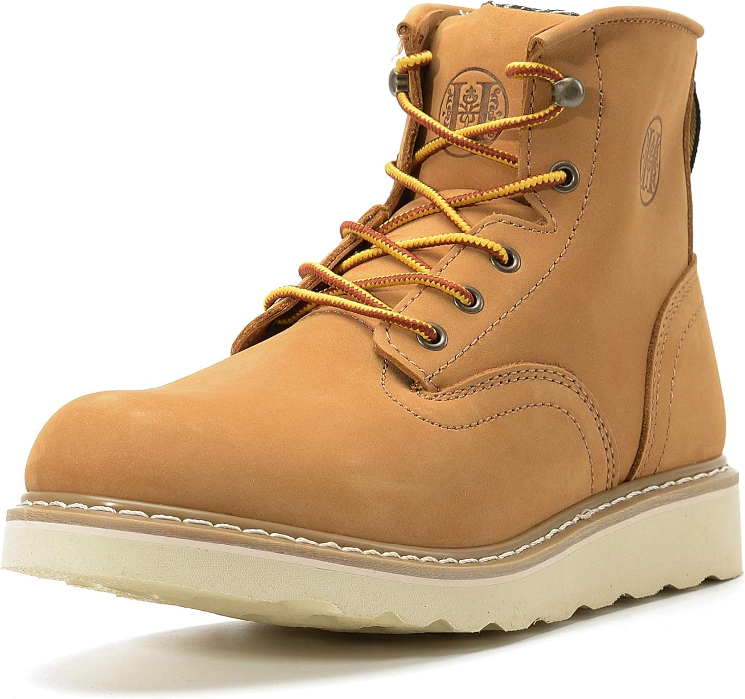 

Ботинки HANDPOINT для мужчин - 15 см с мягким носком, подошва типа «клин» с противоскользящим и противоусталостным эффектом, водоотталкивающие защитные ботинки EH, желтый