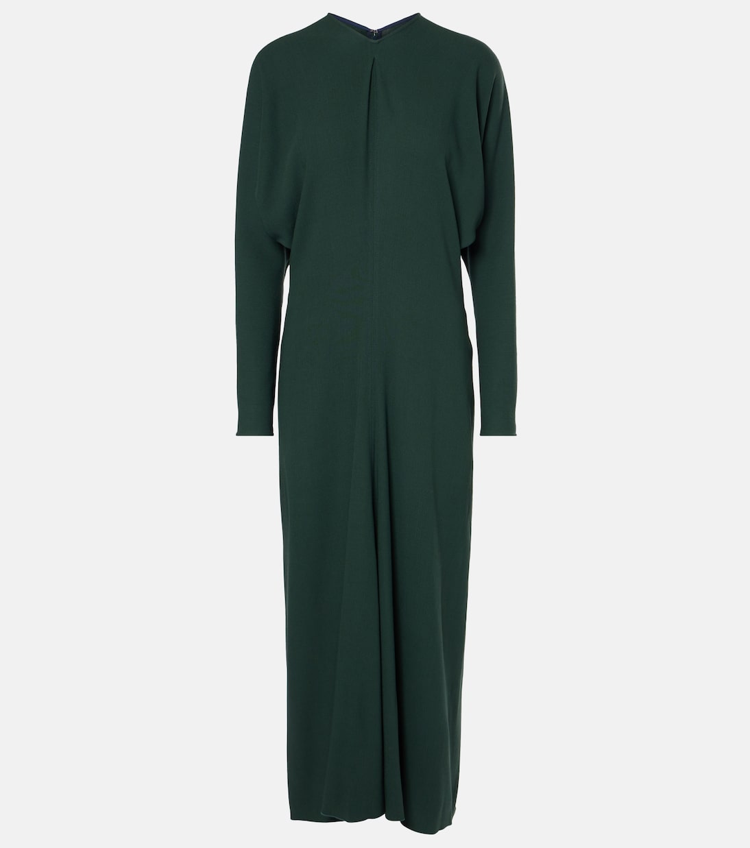 

Платье миди с драпировкой Victoria Beckham, Seaweed