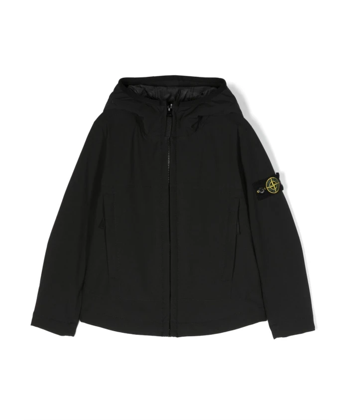 

Куртка с компасом на молнии Stone Island, черный