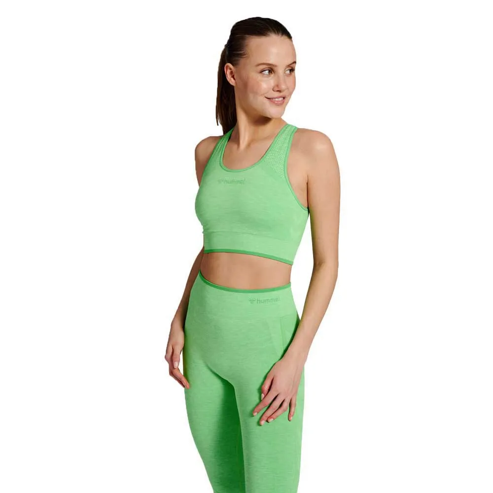 

Спортивный топ Hummel MT Una seamless, зеленый